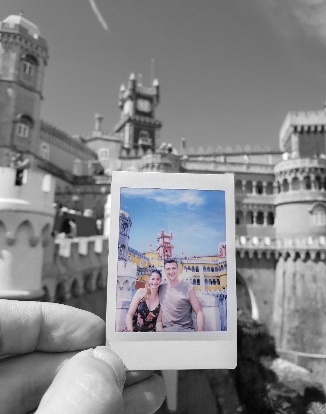 Sintra lisbon polaroid travel blog what to buy portugal
