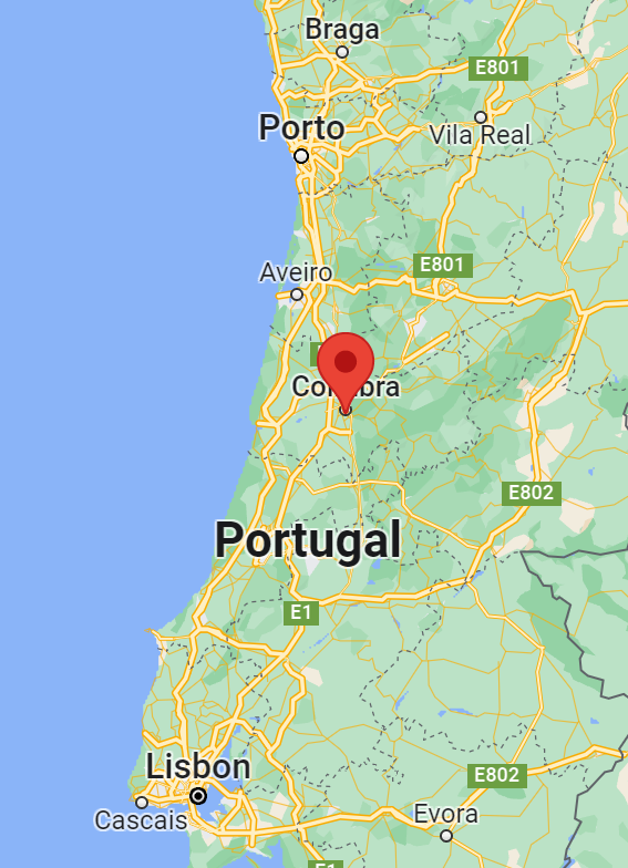 Coimbra on maps