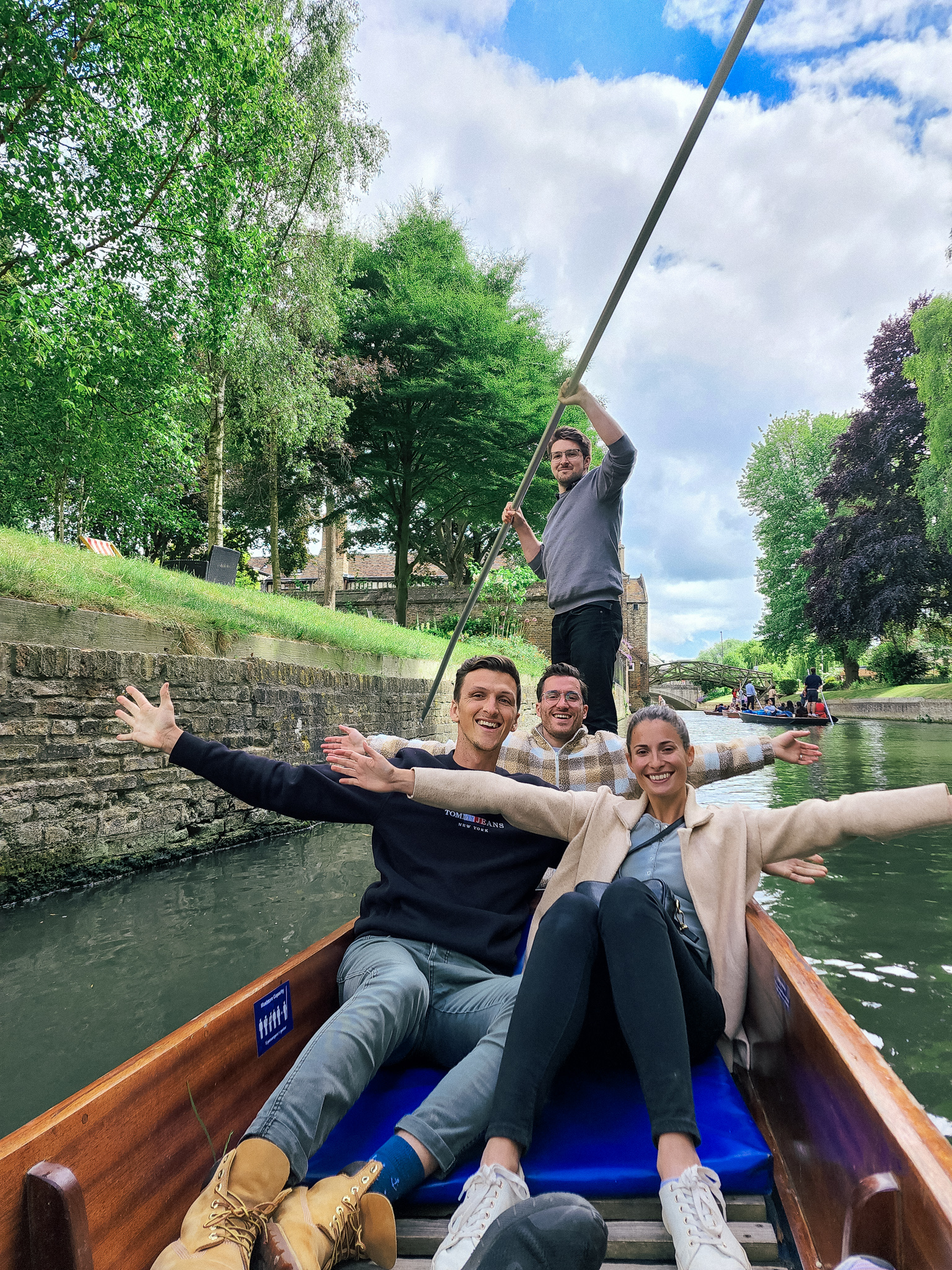 Punting Cambridge things to do