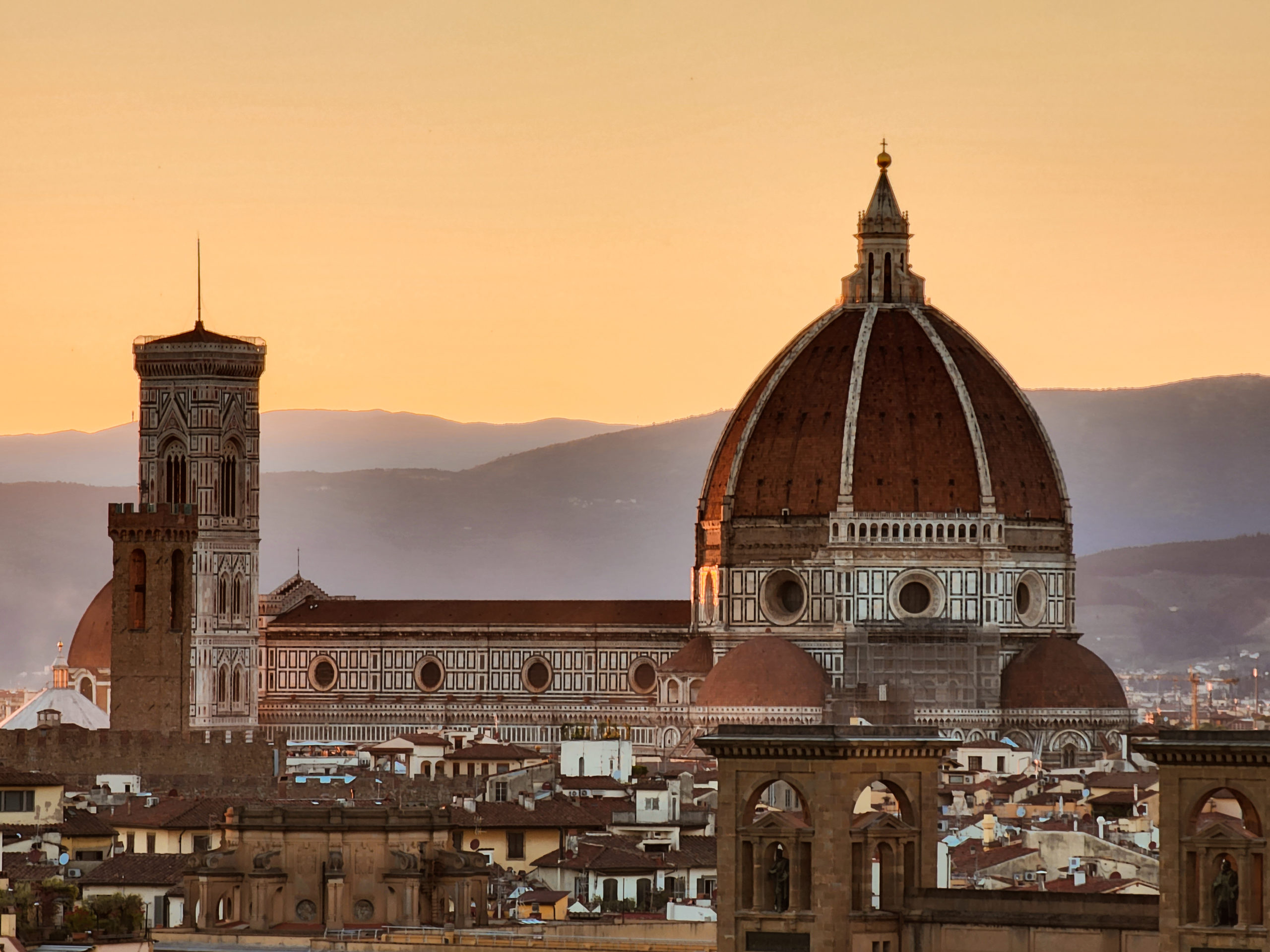 sunset Florence italy