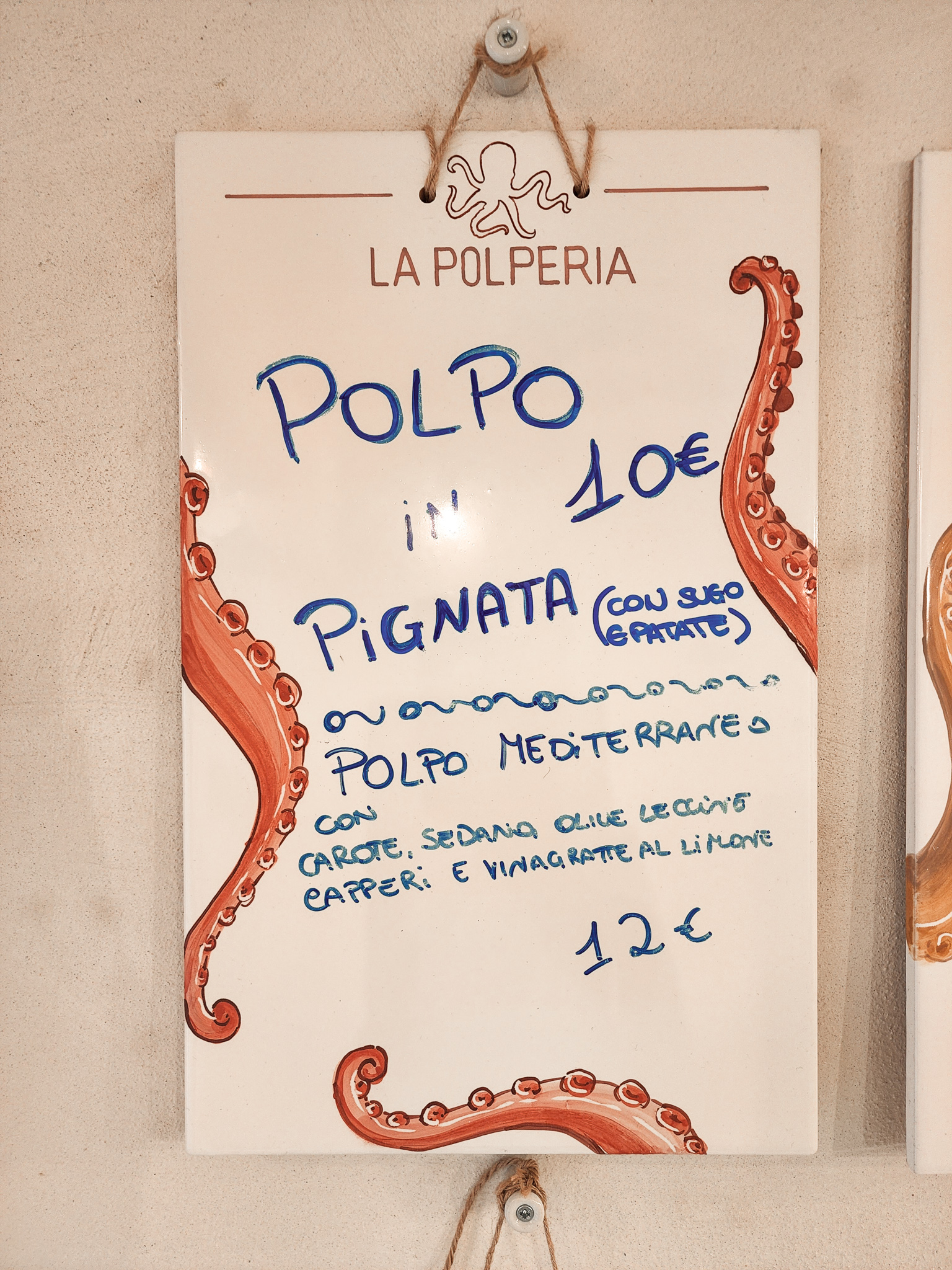 Octopus at La Polperia