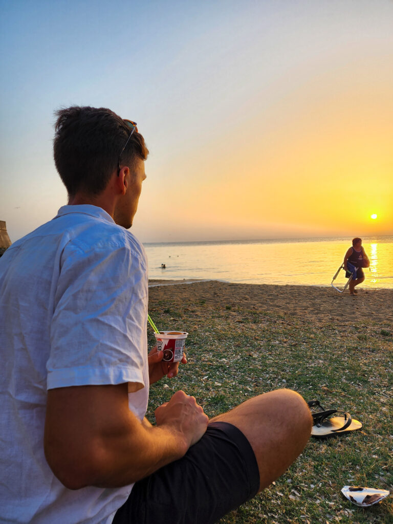 Gallipoli puglia sunset