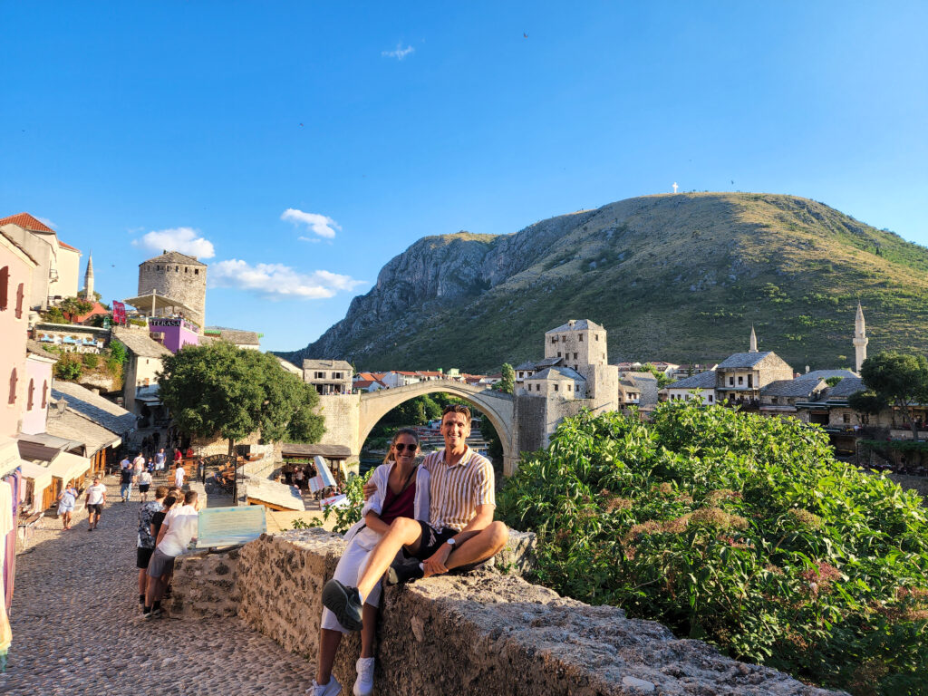 Mostar bosnia old bridge hidden gem balkans day trip croatia couple