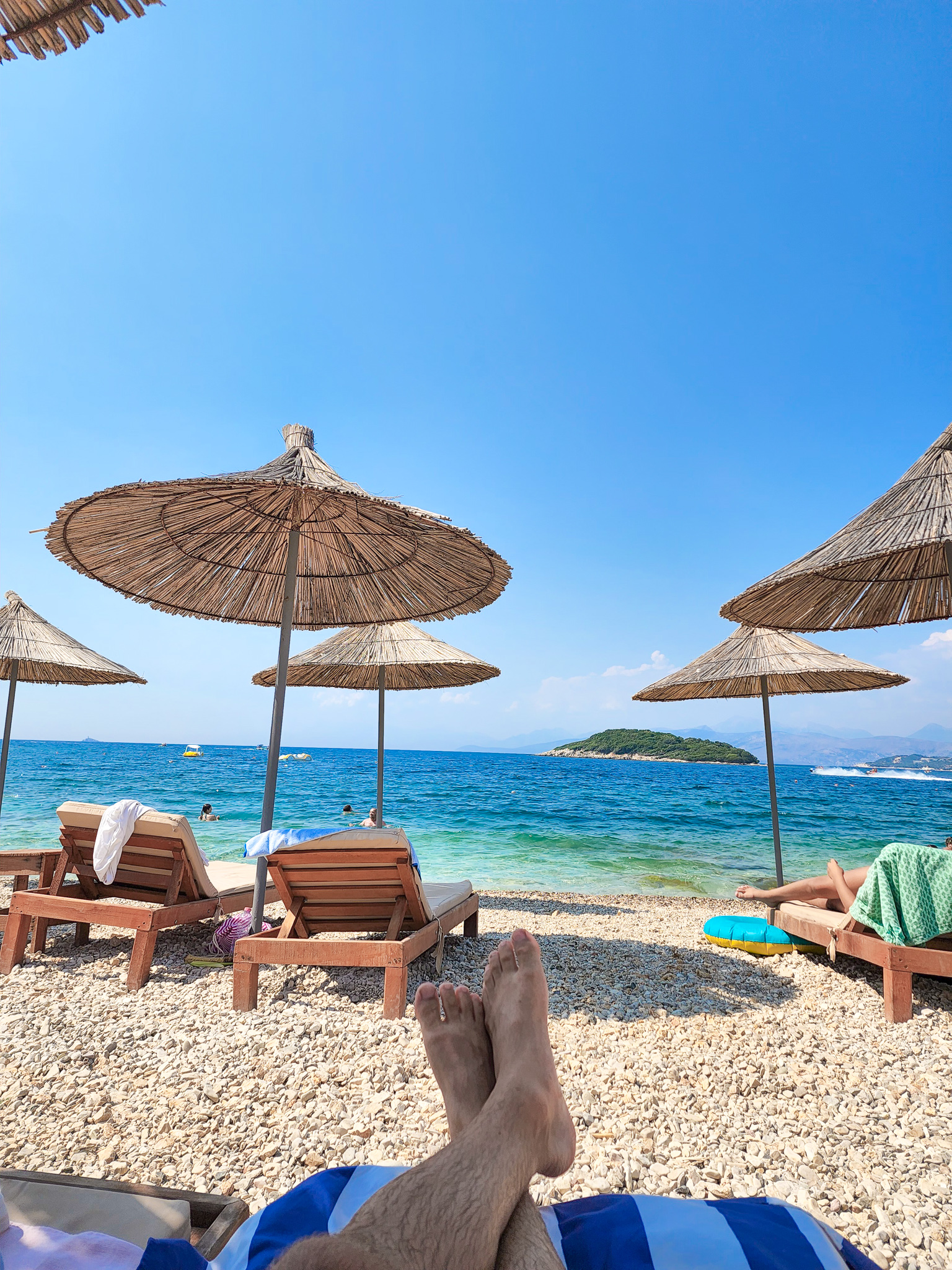 Best beaches in Ksamil albanian Riviera