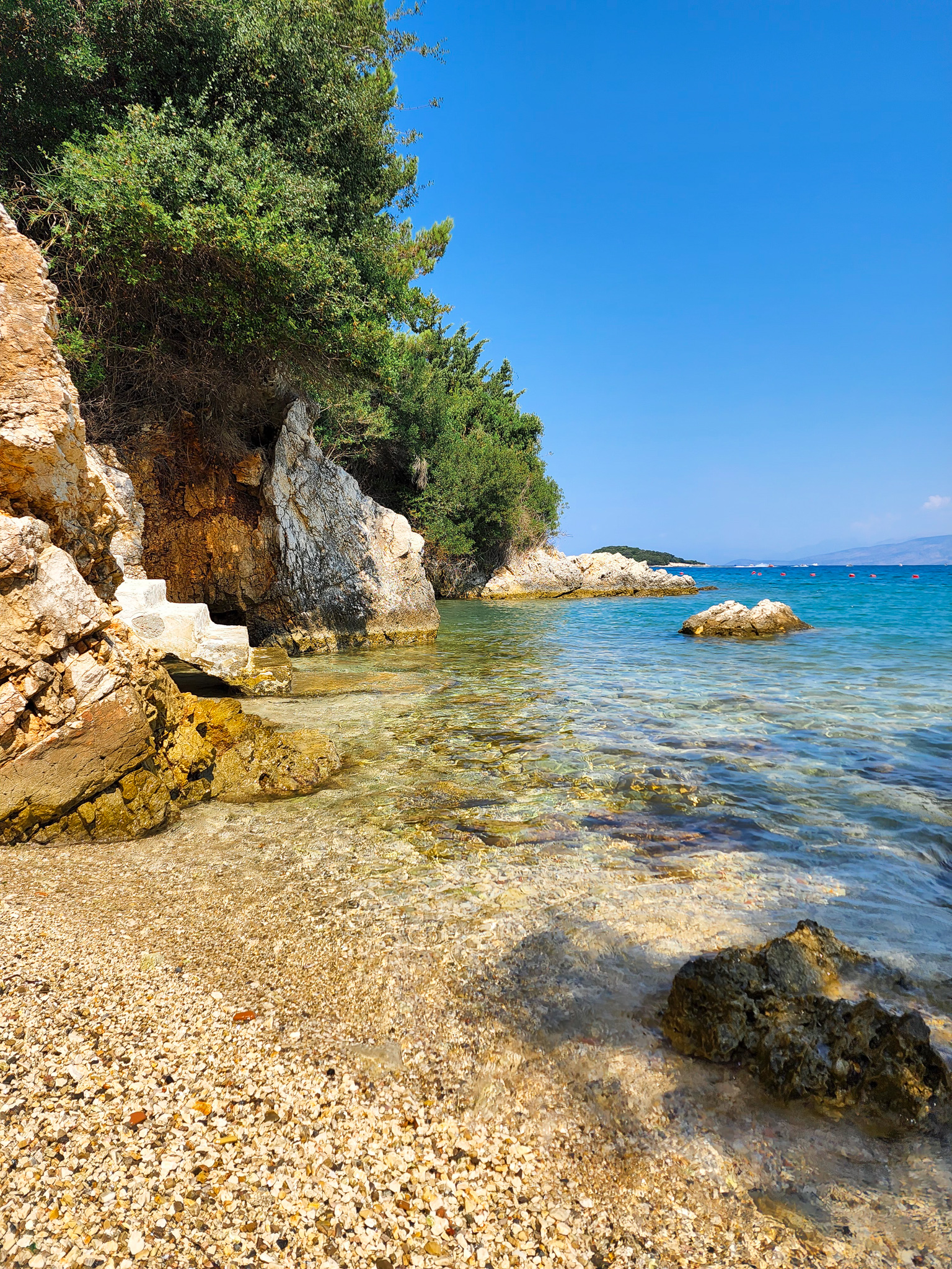 Hidden beach ksamil albanian Riviera