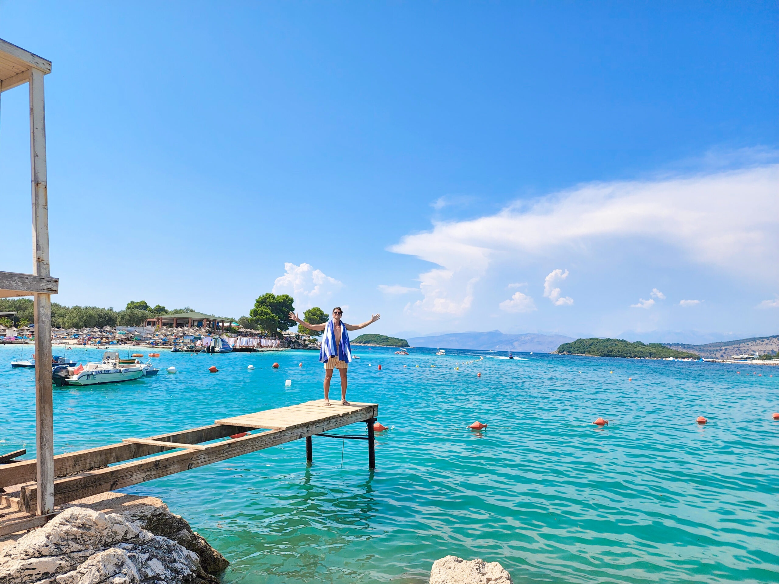 Ksamil Albania Sarande beach