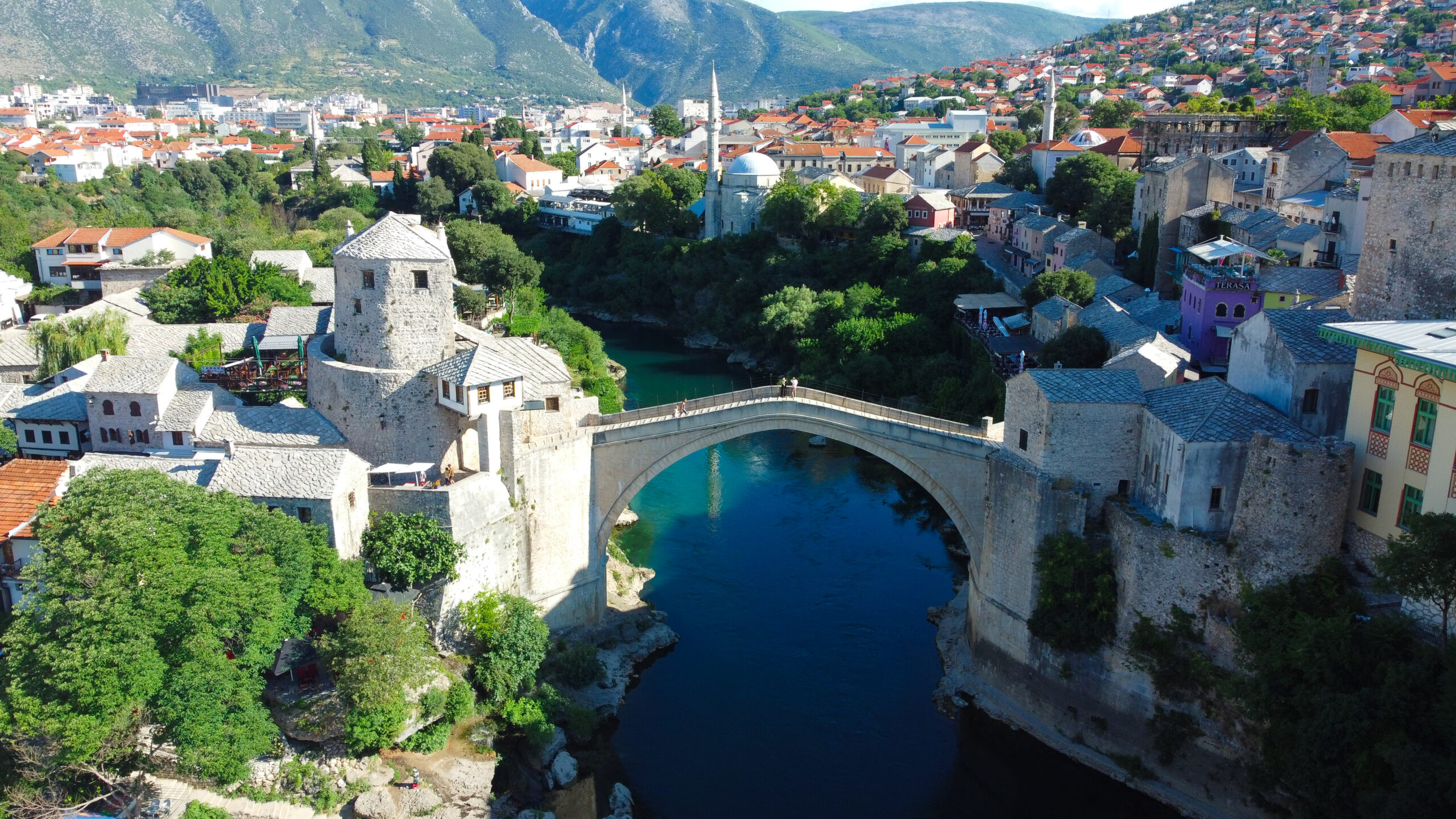 Mostar bosnia old bridge