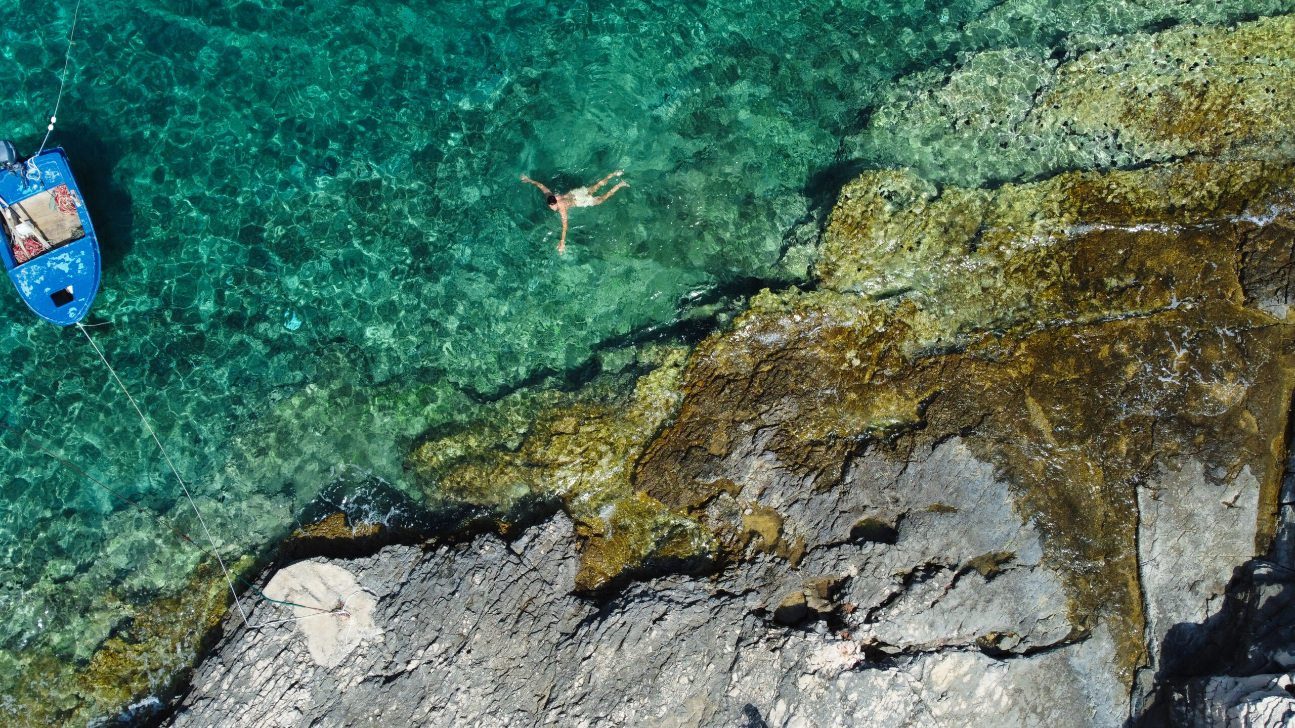 Vis island croatia drone footage
