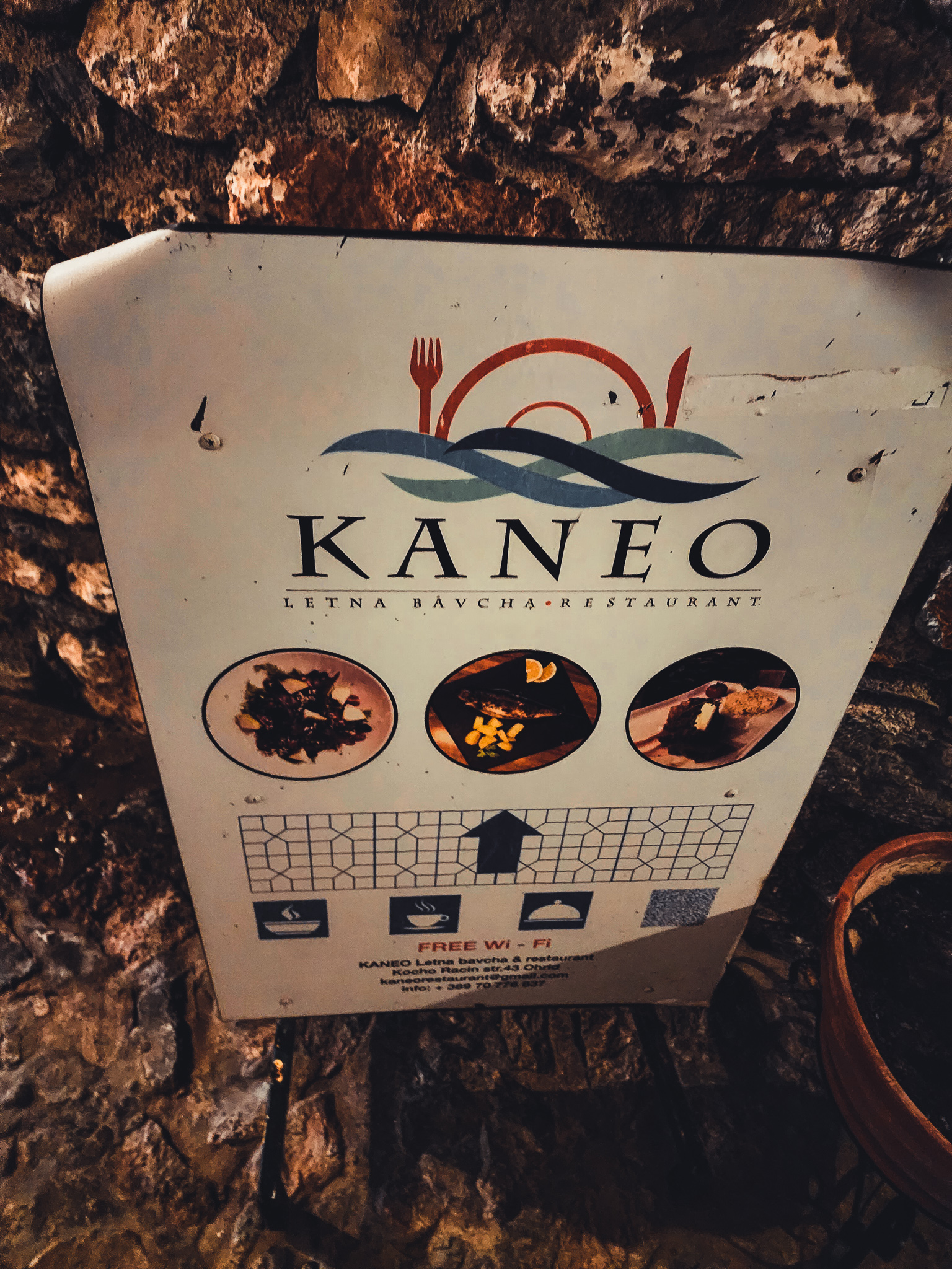 Restaurant Kaneo lake ohrid