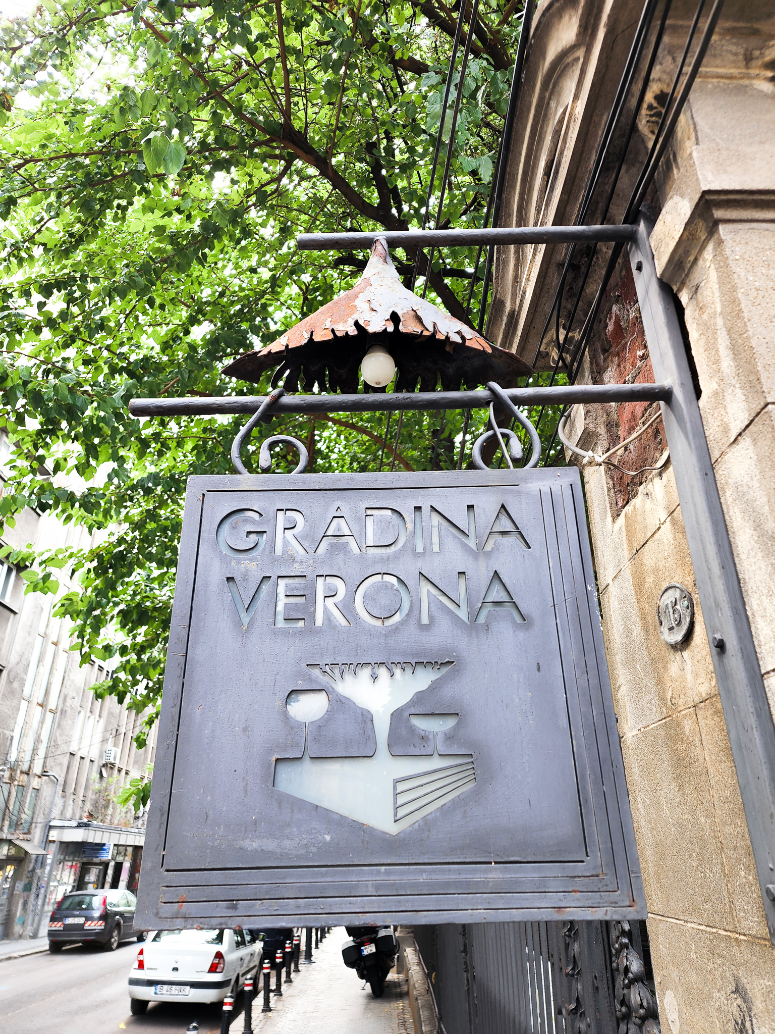 Cafe Gradina Verona lunch bucharest
