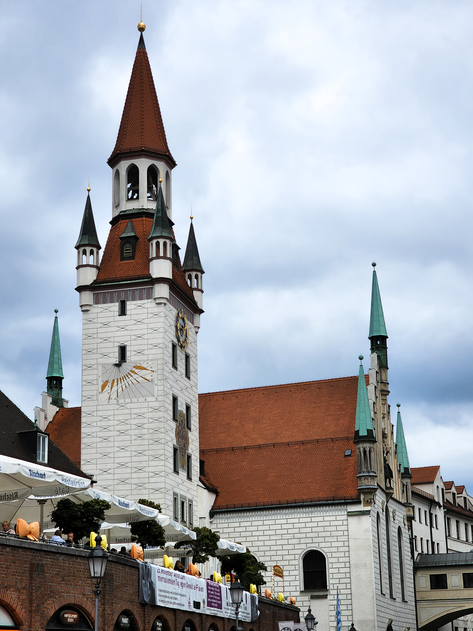 Churches munich germany old town
