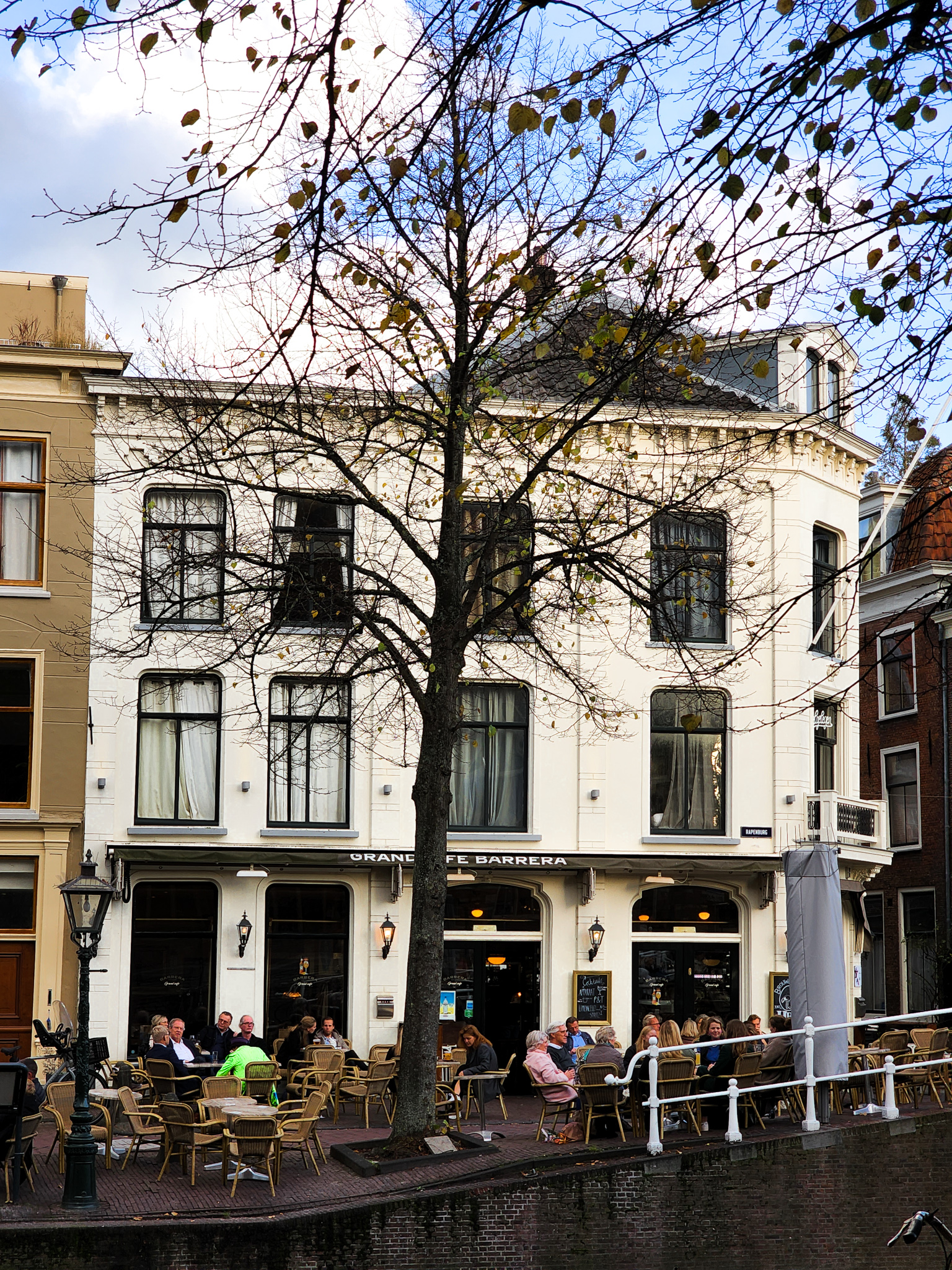 Leiden amsterdam netherlands cafe barrera