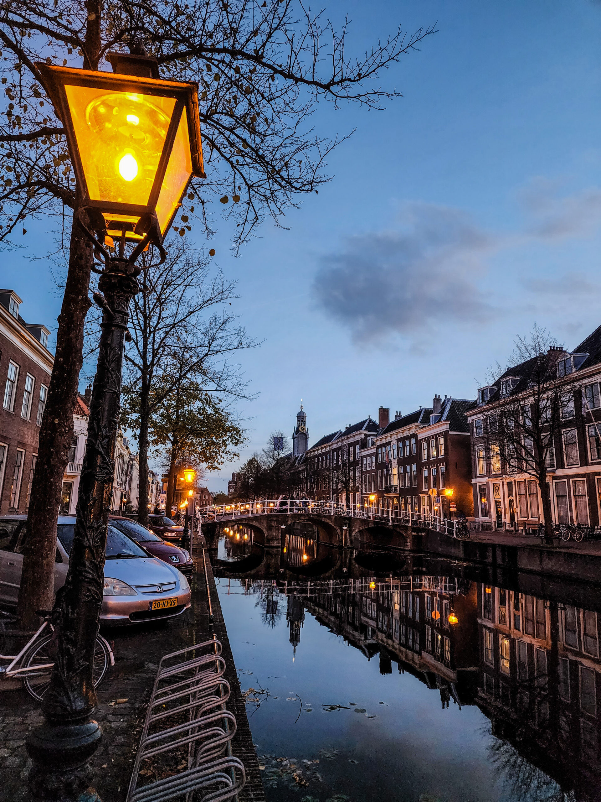 Leiden amsterdam netherlands the canals