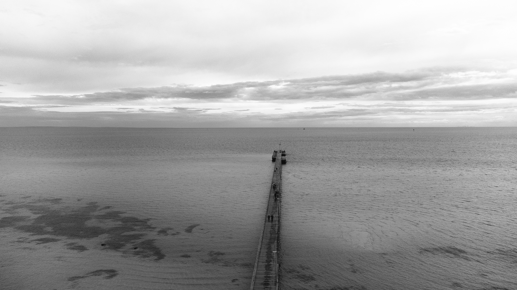 rosebud pier drone diaries mornington peninsula dji moody vibes