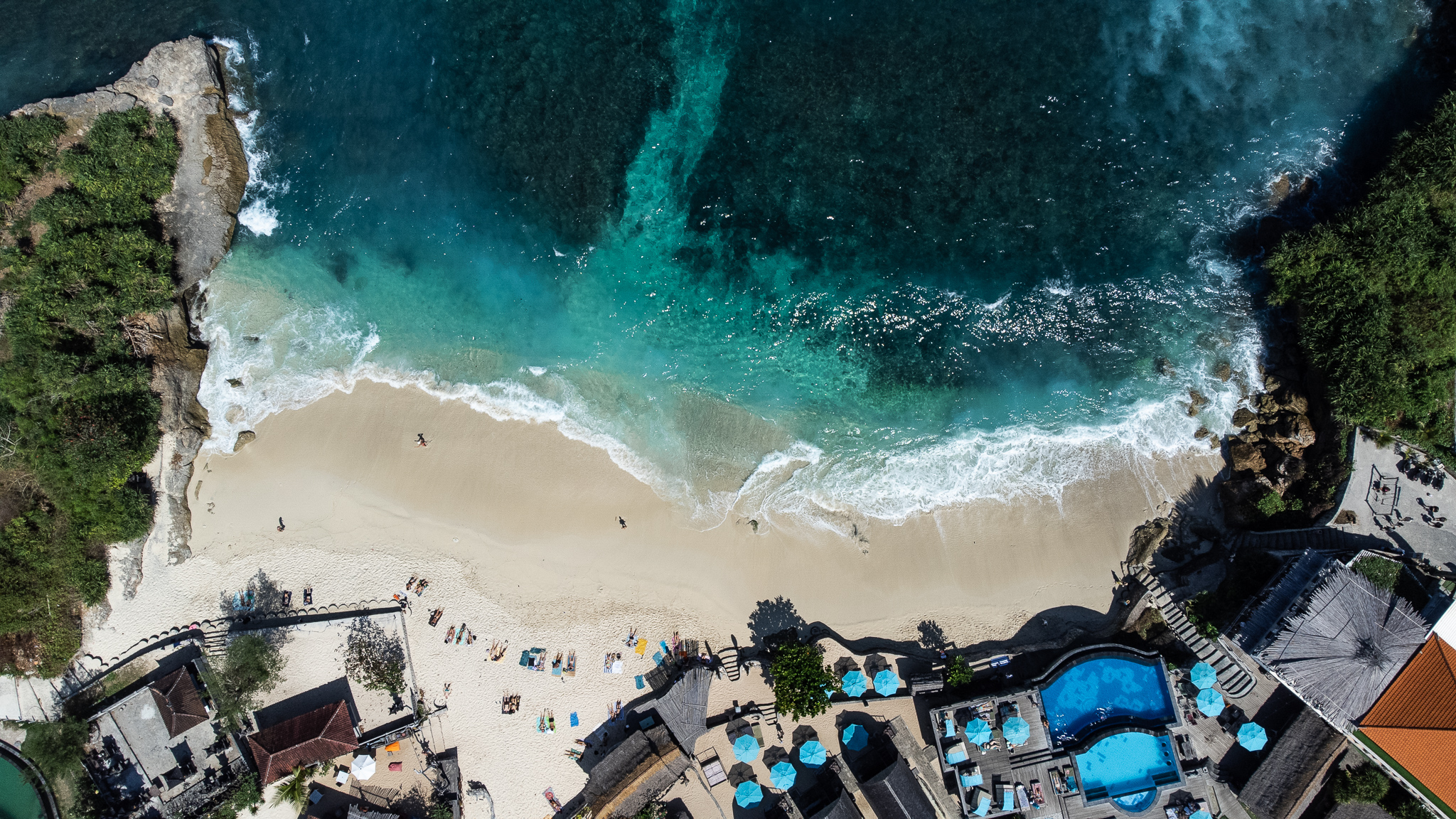 nusa lembongan bali island indonesia what to do drone dream beach