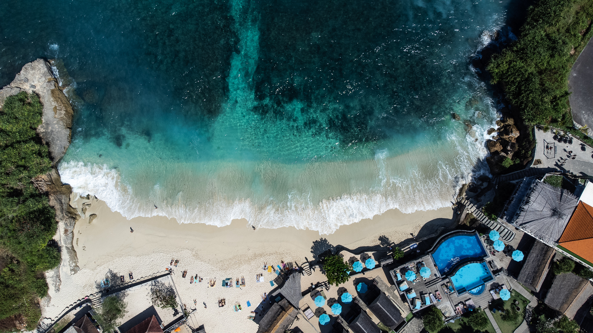 nusa lembongan bali island indonesia what to do drone dream beach