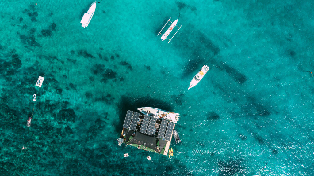 Drone nusa lembongan island bali indonesia beach lago pontoon dream beach