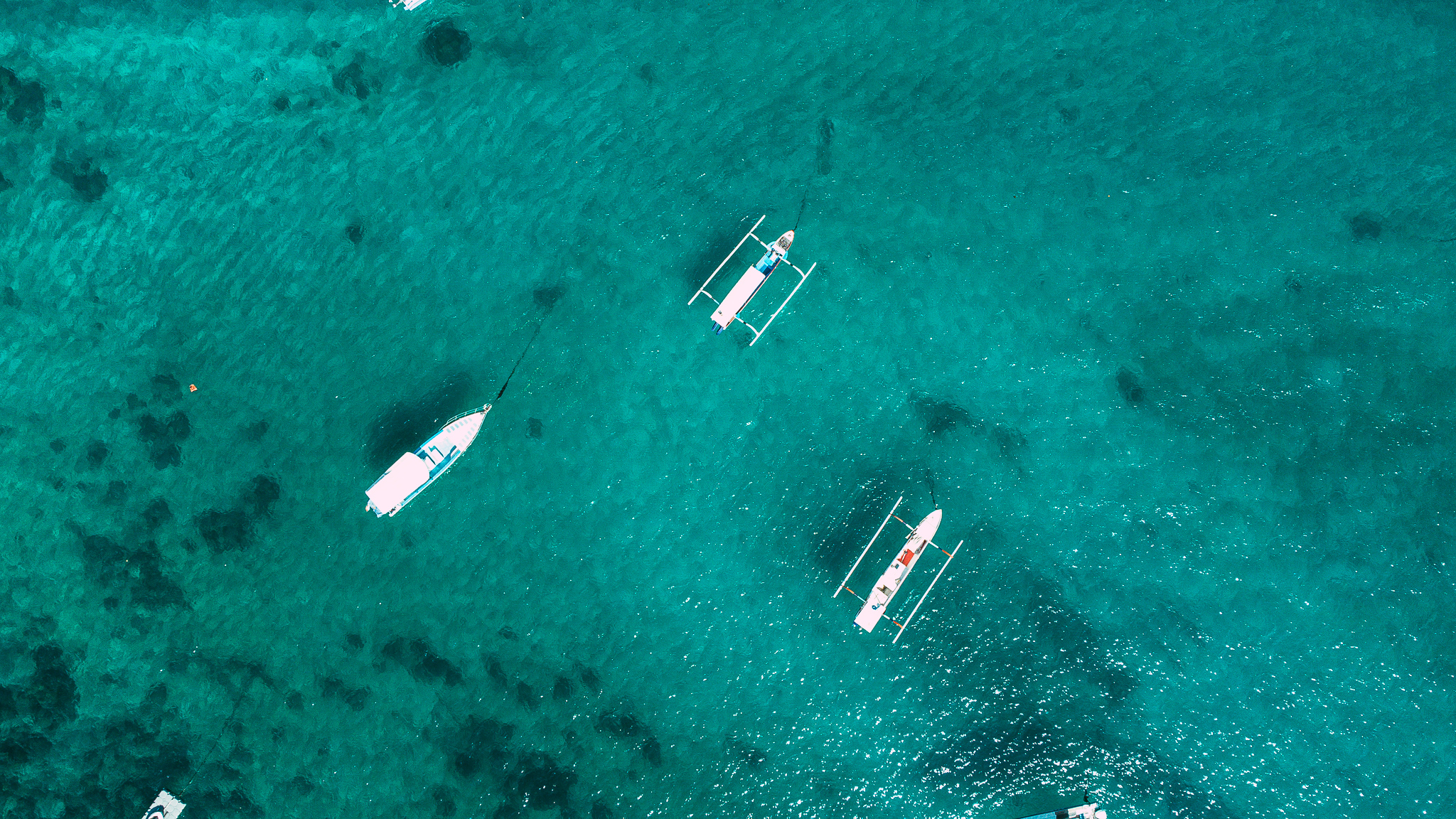 nusa lembongan bali island indonesia drone lago pontoon