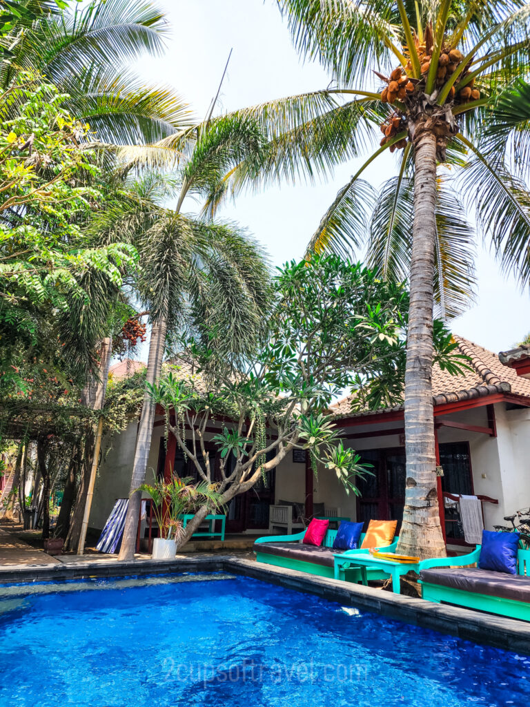 where to stay on gili trawangan Aaliku Bungalows cheap accommodation