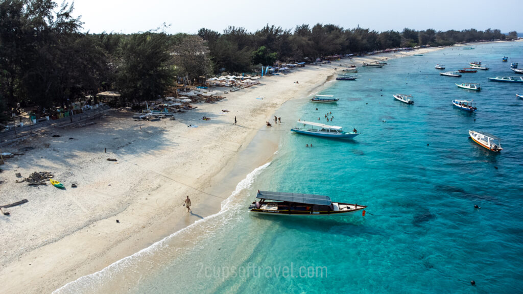 Drone gili trawangan best island bali should i visit how to get there