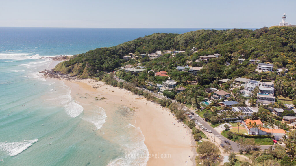 drone wategos beach byron bay things to do guide