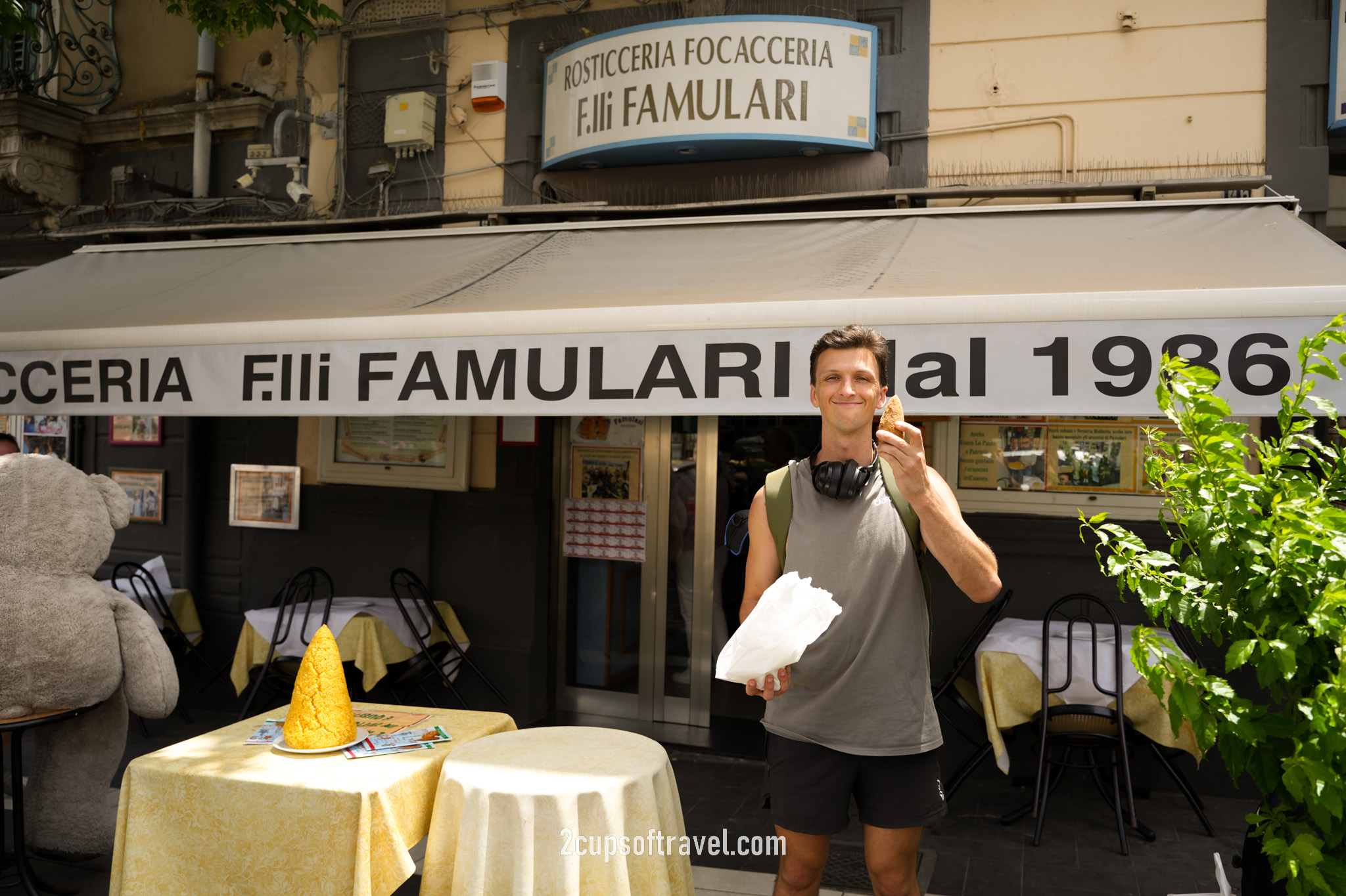 Rosticceria Focacceria F.illi Famulari best street food in messina sicily arancini