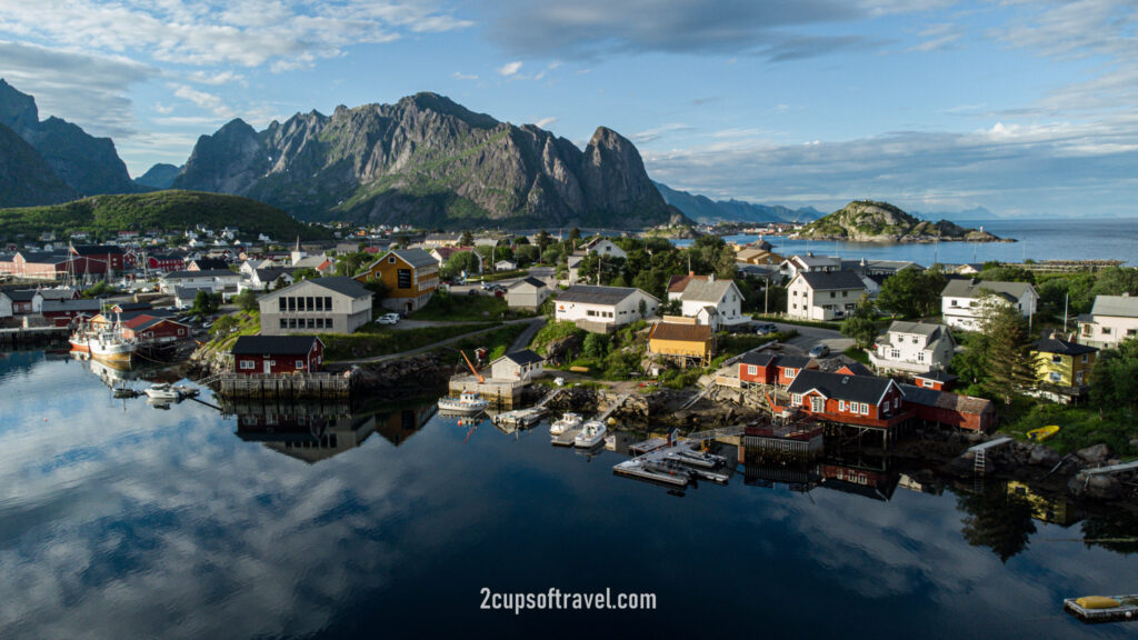 where to stay accommodation reine lofoten islands things to do norway drone dji