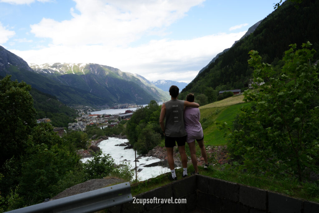 Opo River view point, Odda and the Hardangerfjord