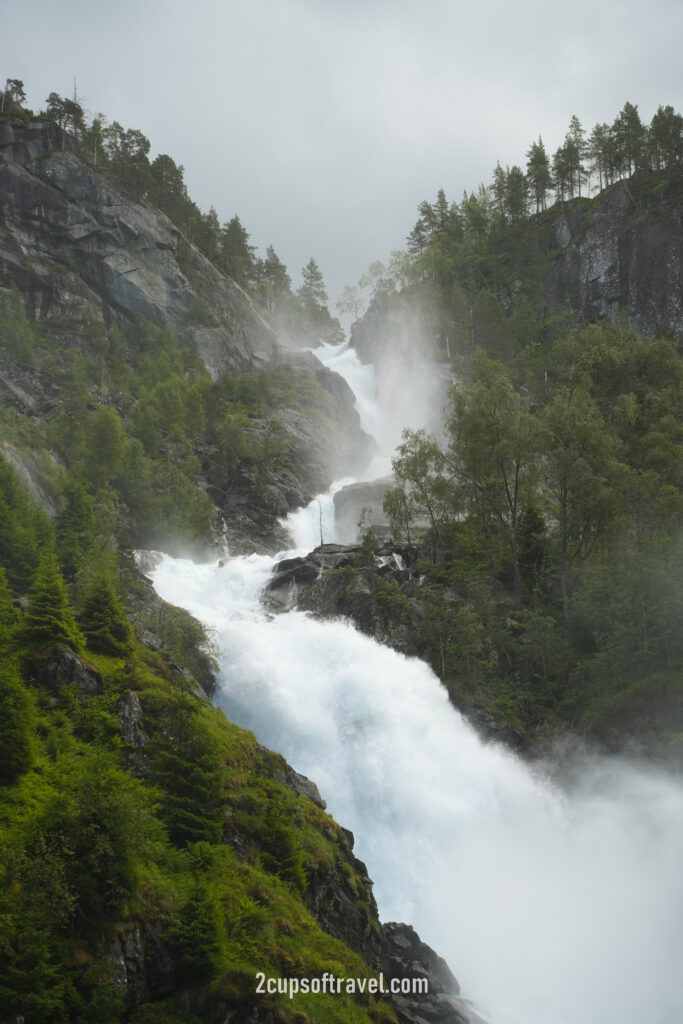 latefossen odda hardangerfjord best waterfall norway