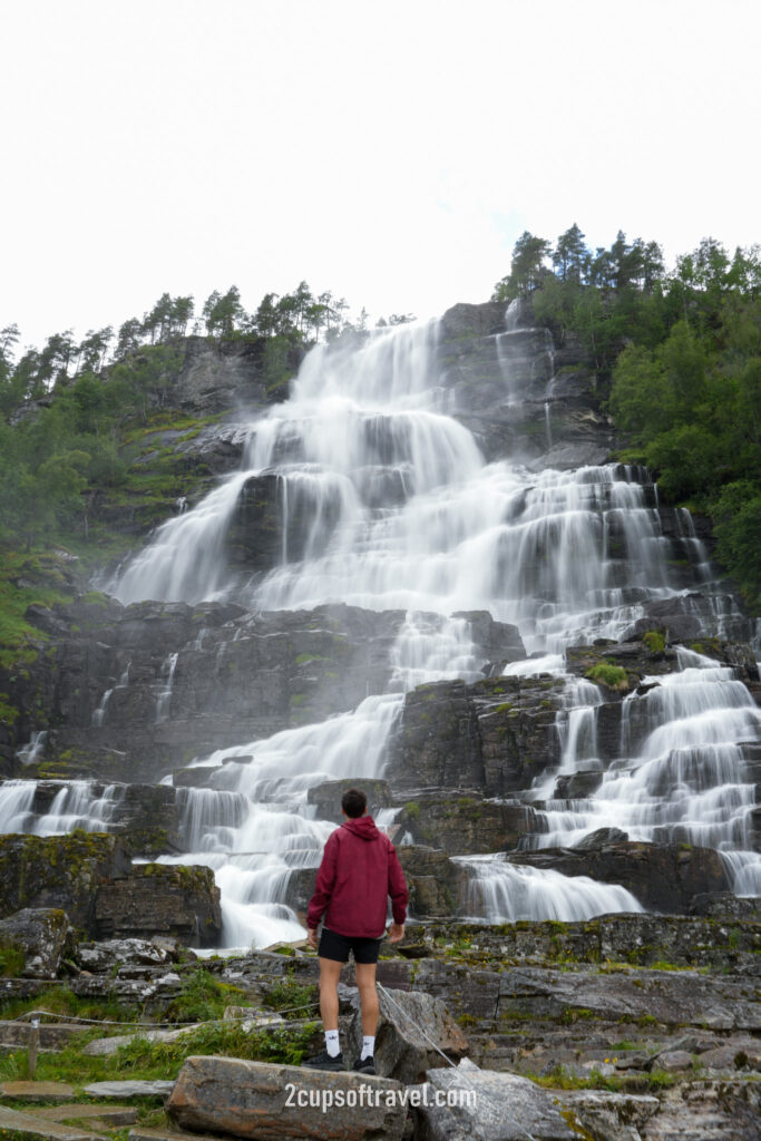 Tvindefossen voss waterfall things to do road trip