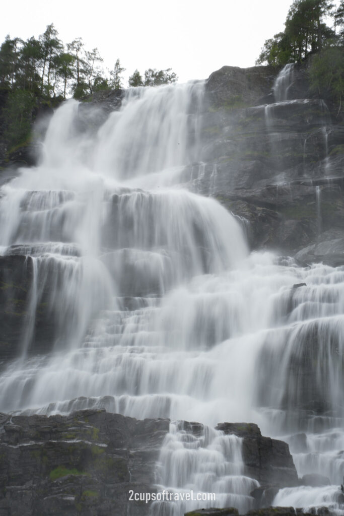 Tvindefossen voss waterfall things to do road trip