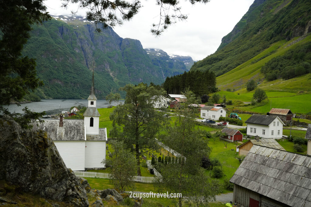 bakka church is gudvangen worth visiting norway road trip aurland flam