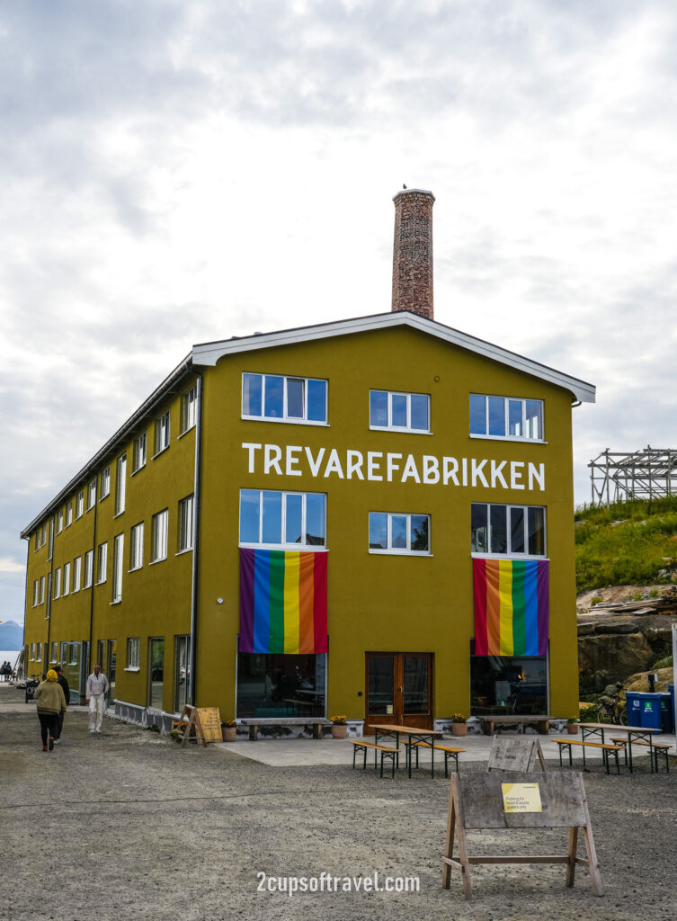 Trevarefabrikken wine by the water pizza things to do henningsvaer bar