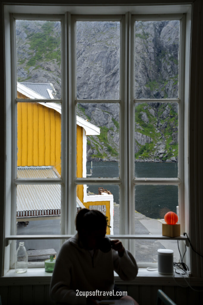 nusfjord should i visit best coffee lofoten islands Landhandleriet Café