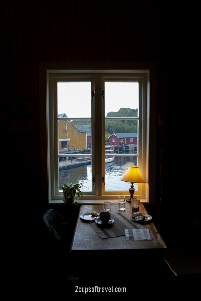 nusfjord should i visit best coffee lofoten islands Landhandleriet Café