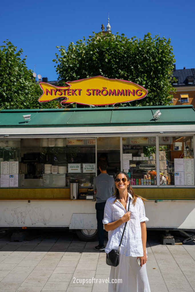 beach cheap eats Gamla Stan Nystekt Stromming stockholm sweden