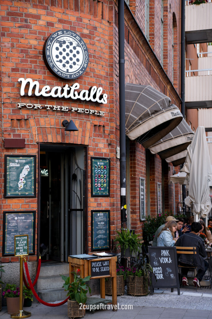 Traditional Swedish Meatballs meatballs for the people stockholm