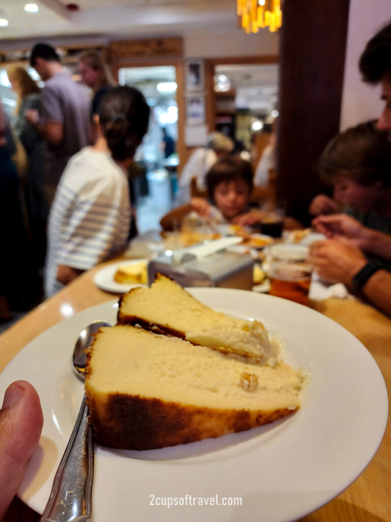 La Vina best basque cheesecake san sebastian old town