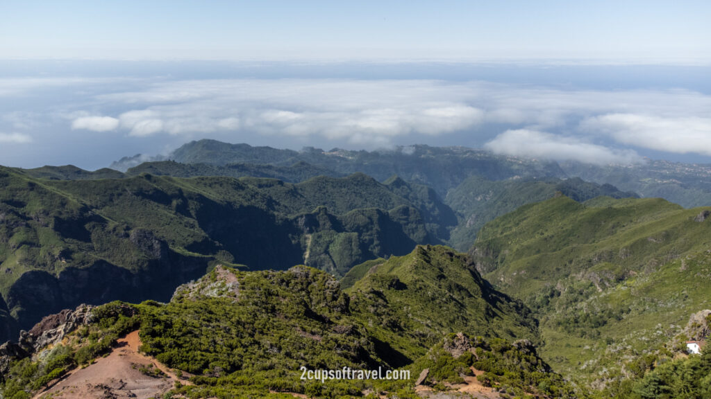 pr1 pico do arieiro to pico ruvio hike madeira stairway to heaven bucket list madeira drone