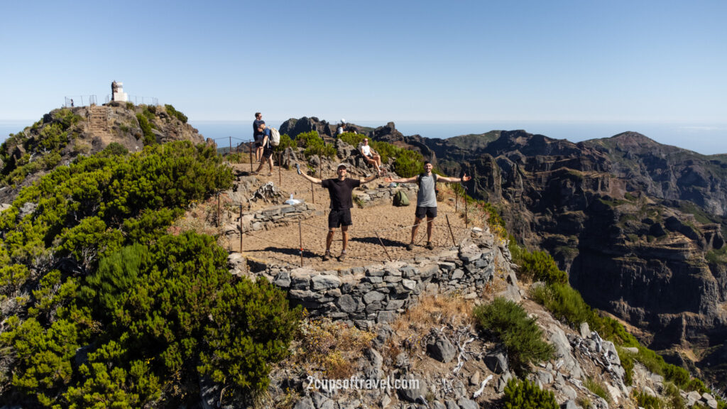 pr1 pico do arieiro to pico ruvio hike madeira stairway to heaven bucket list madeira drone