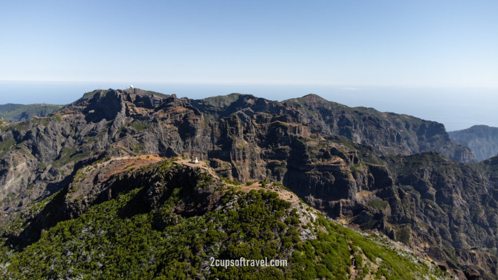 pr1 pico do arieiro to pico ruvio hike madeira stairway to heaven bucket list madeira drone