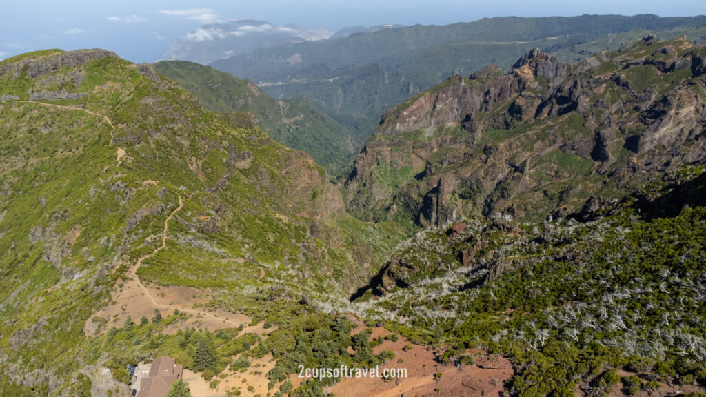 pr1 pico do arieiro to pico ruvio hike madeira stairway to heaven bucket list madeira drone