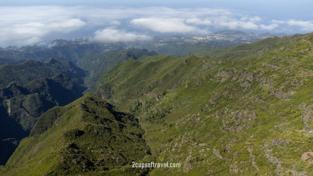 pr1 pico do arieiro to pico ruvio hike madeira stairway to heaven bucket list madeira drone