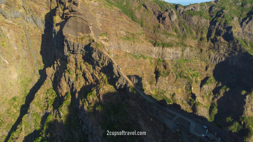 pr1 pico do arieiro to pico ruvio hike madeira stairway to heaven bucket list madeira drone