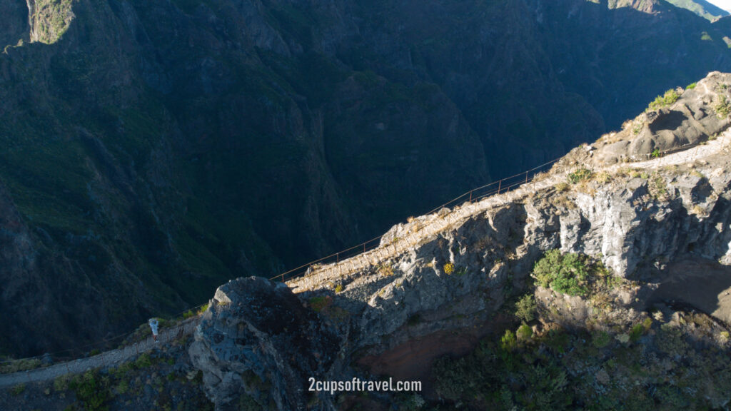 pr1 pico do arieiro to pico ruvio hike madeira stairway to heaven bucket list madeira drone