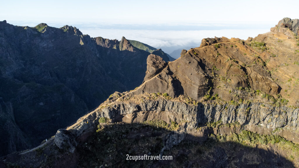 pr1 pico do arieiro to pico ruvio hike madeira stairway to heaven bucket list madeira