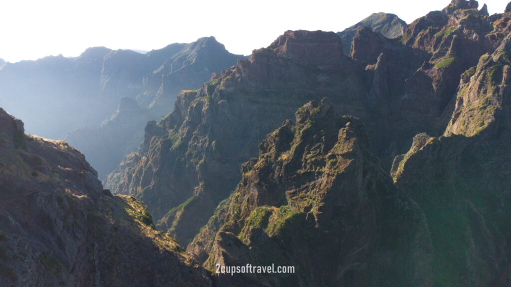 pr1 pico do arieiro to pico ruvio hike madeira stairway to heaven bucket list madeira drone