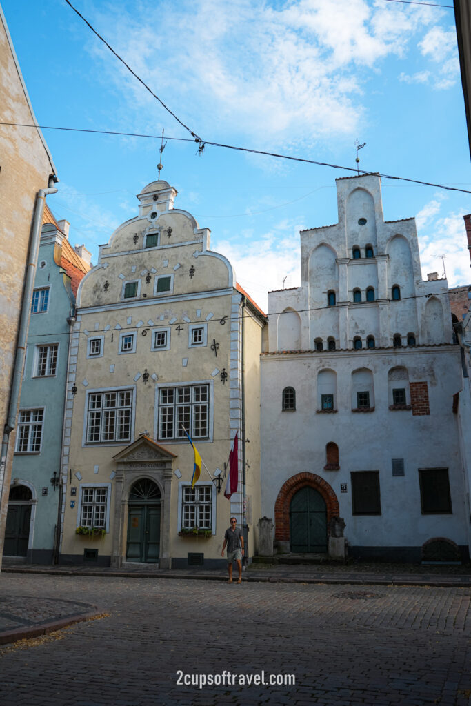 the three brothers riga things to do old town