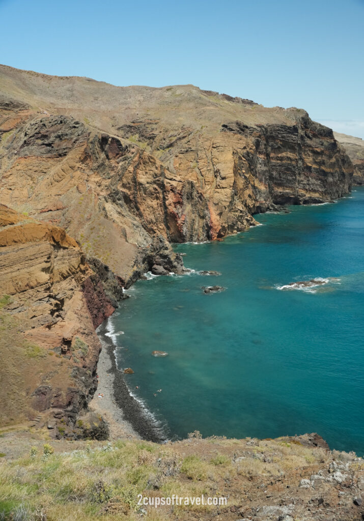 best beach madeira PR8 hike Praia do Sardinha things to know best beach madeira PR8 hike Sao Lourenco Beach