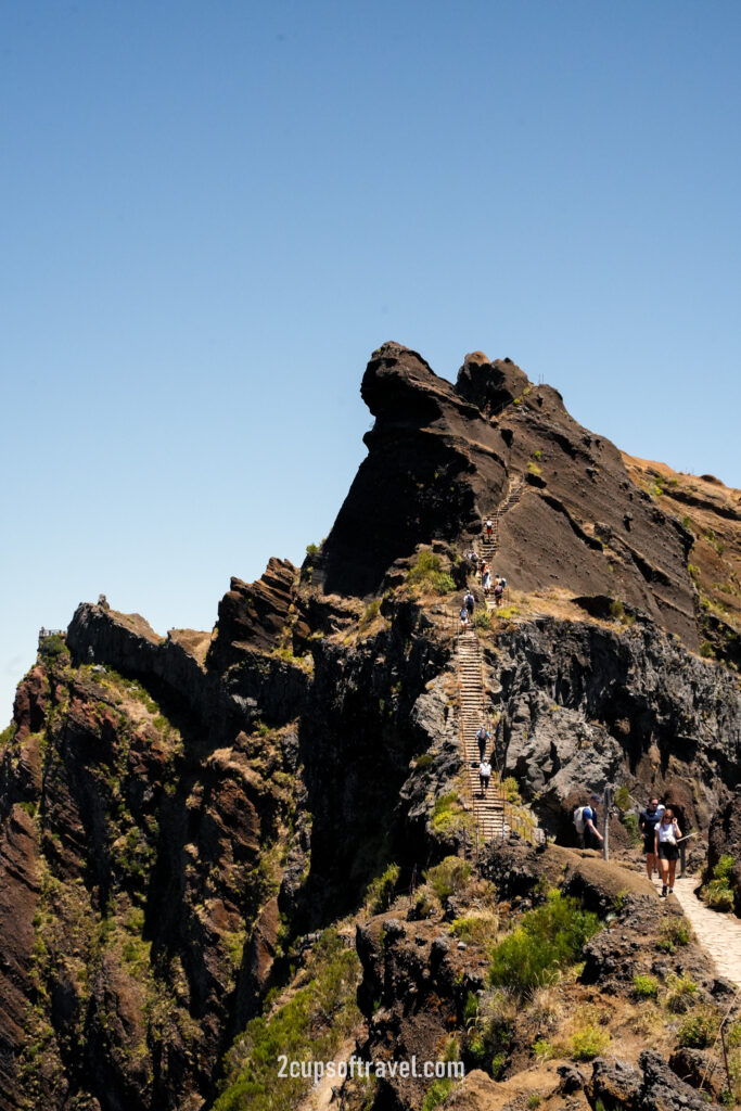 pr1 pico do arieiro to pico ruvio hike madeira stairway to heaven bucket list madeira